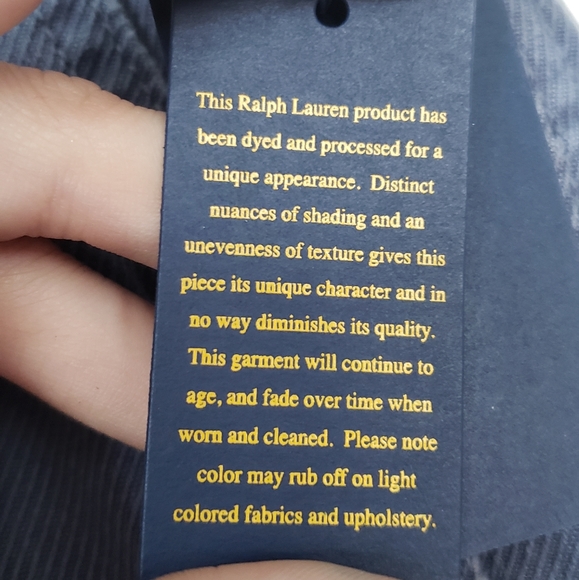 POLO Raulph Lauren Dual Tone High Waisted Pants - Picture 3 of 4